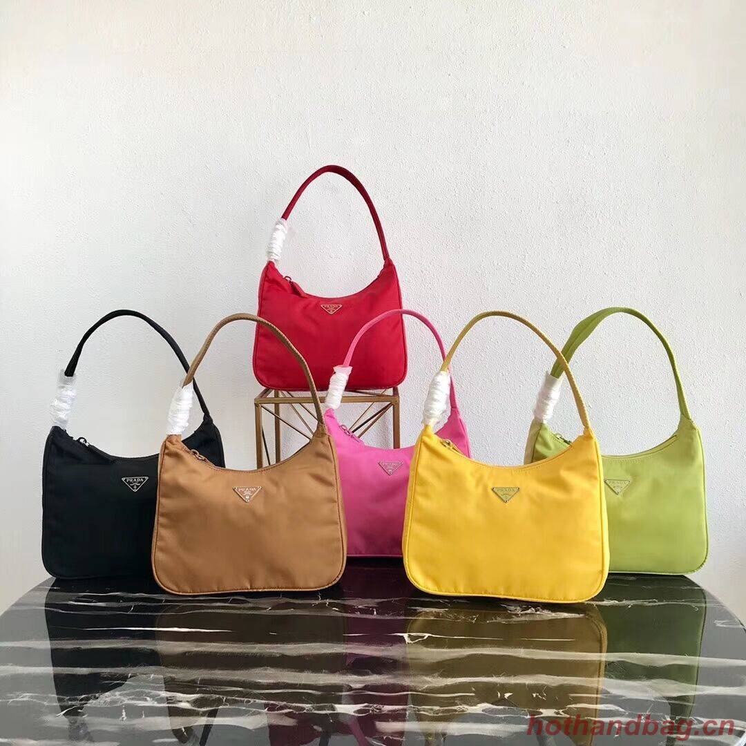 Prada Re-Edition nylon Tote bag MV519 yellow Prada Re-Edition nylon Tote bag MV519 yellow