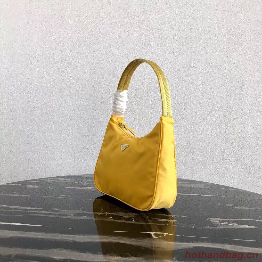 Prada Re-Edition nylon Tote bag MV519 yellow Prada Re-Edition nylon Tote bag MV519 yellow