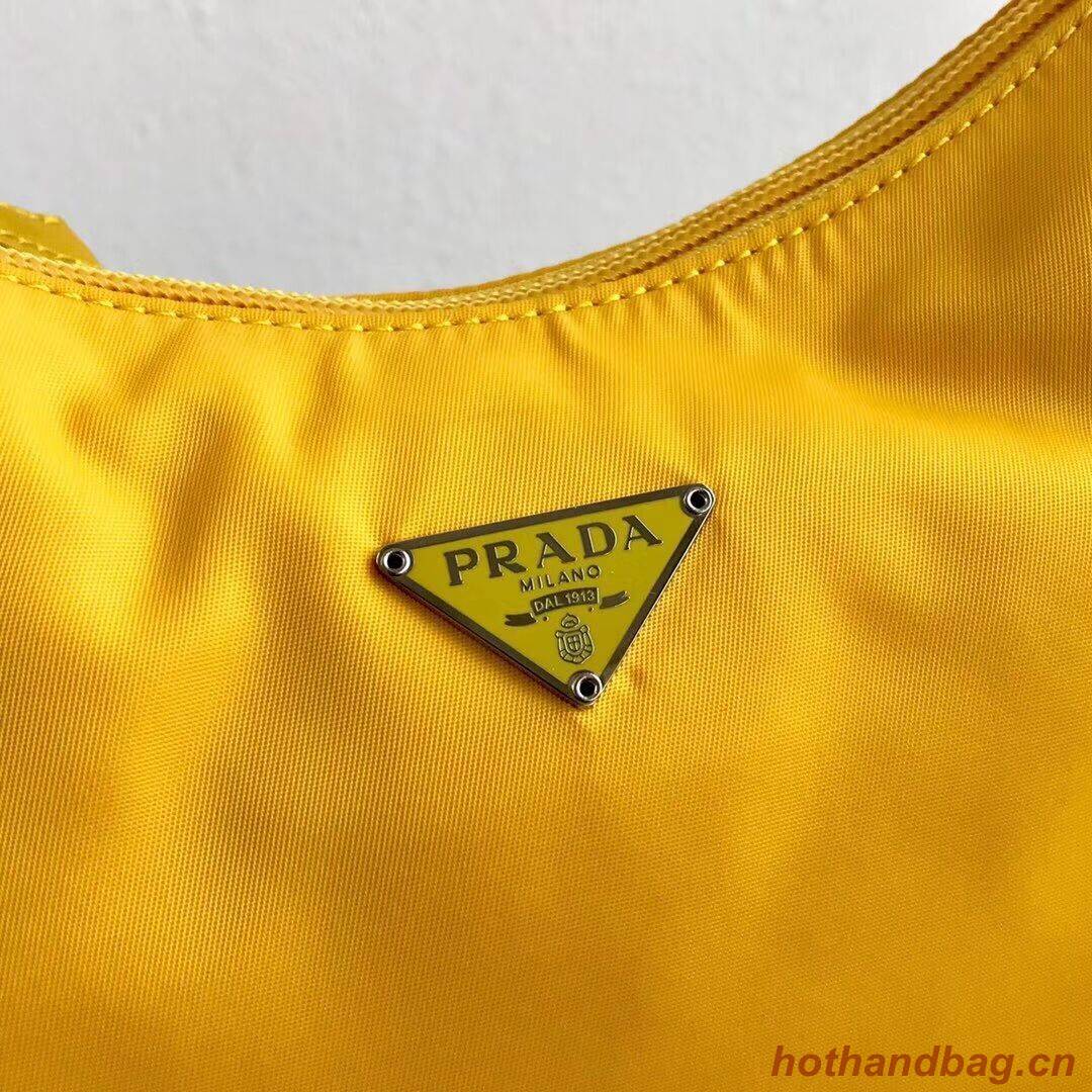 Prada Re-Edition nylon Tote bag MV519 yellow Prada Re-Edition nylon Tote bag MV519 yellow