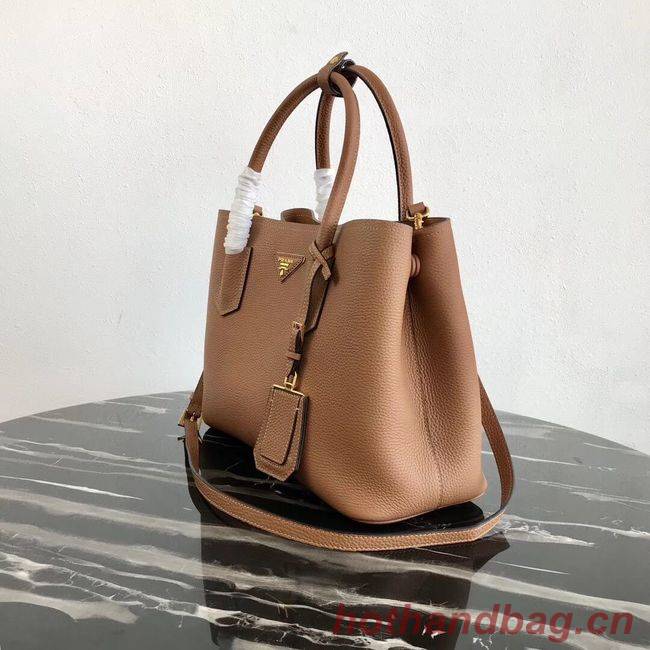Prada Deer skin bag 1BG008 brown Prada Deer skin bag 1BG008 brown