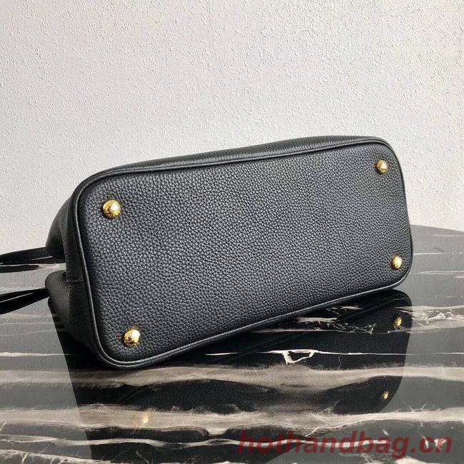 Prada Deer skin bag 1BG008 black&red Prada Deer skin bag 1BG008 black&red