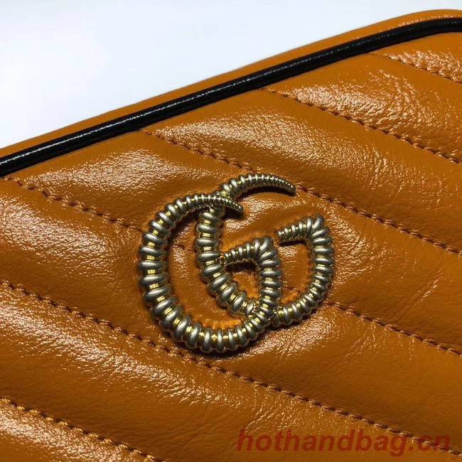 Gucci GG Marmont Matelasse mini Bag 448065 brown