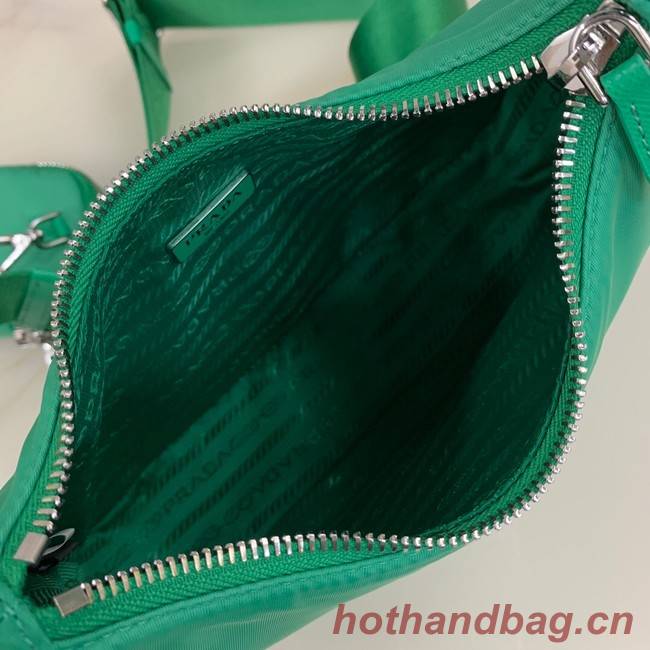 Prada Re-Edition 2005 nylon shoulder bag 1BH204 green Prada Re-Edition 2005 nylon shoulder bag 1BH204 green