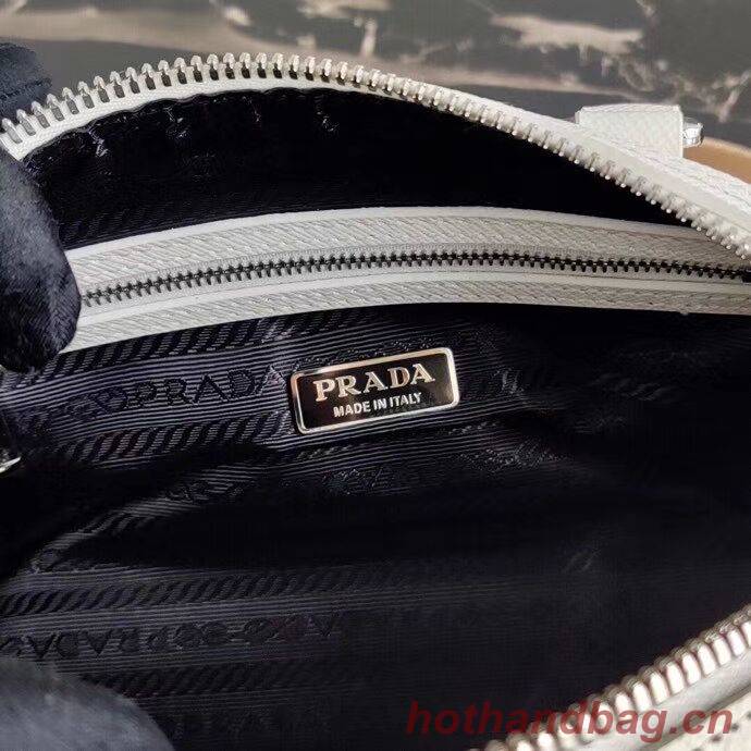 Prada Re-Edition 2005 top-handle bag 1BB846 white Prada Re-Edition 2005 top-handle bag 1BB846 white