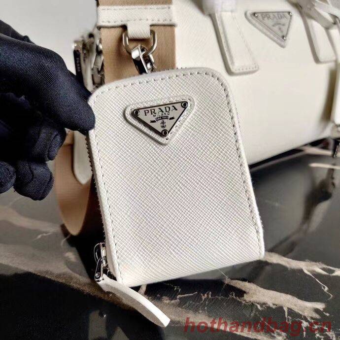 Prada Re-Edition 2005 top-handle bag 1BB846 white Prada Re-Edition 2005 top-handle bag 1BB846 white