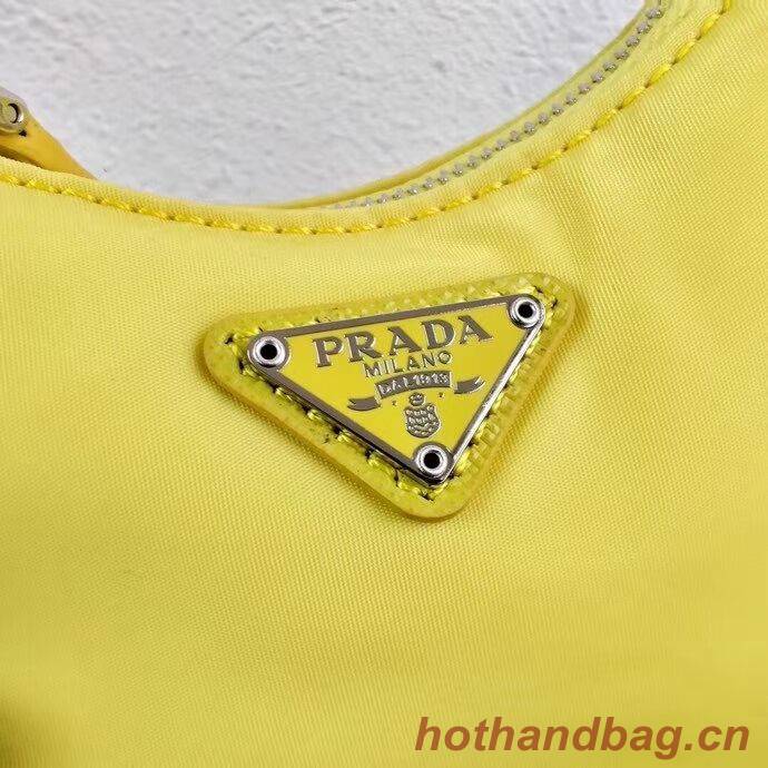 Prada Re-Edition nylon mini shoulder bag 1TT122 yellow Prada Re-Edition nylon mini shoulder bag 1TT122 yellow