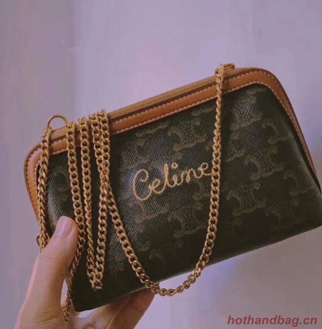 Celine COATED CANVAS CL00382 brown Celine COATED CANVAS CL00382 brown