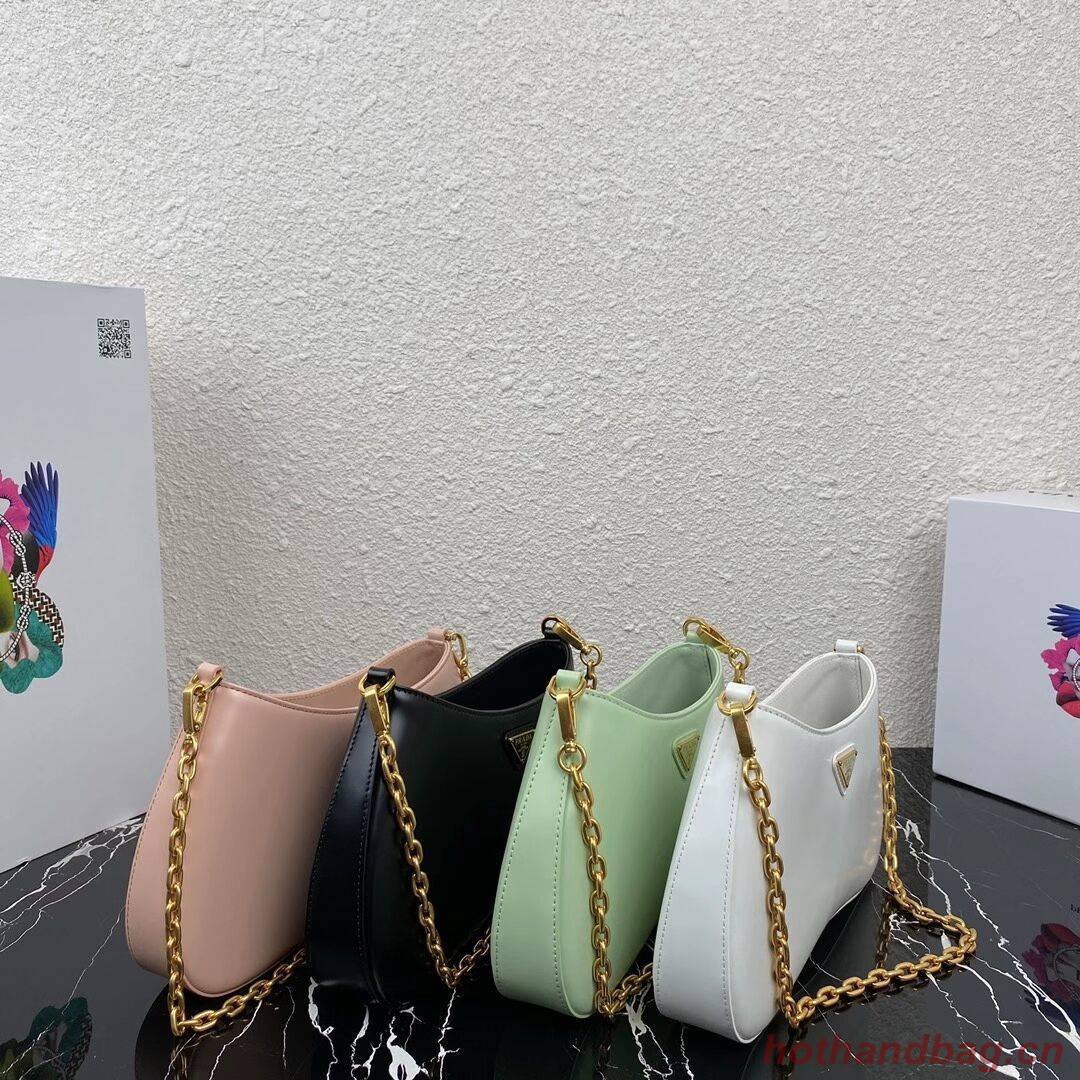 Prada Saffiano leather shoulder bag 2BC148 green Prada Saffiano leather shoulder bag 2BC148 green