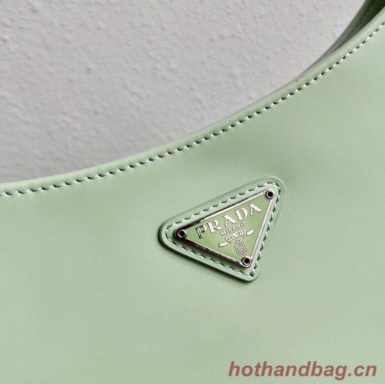 Prada Saffiano leather shoulder bag 2BC499 green Prada Saffiano leather shoulder bag 2BC499 green