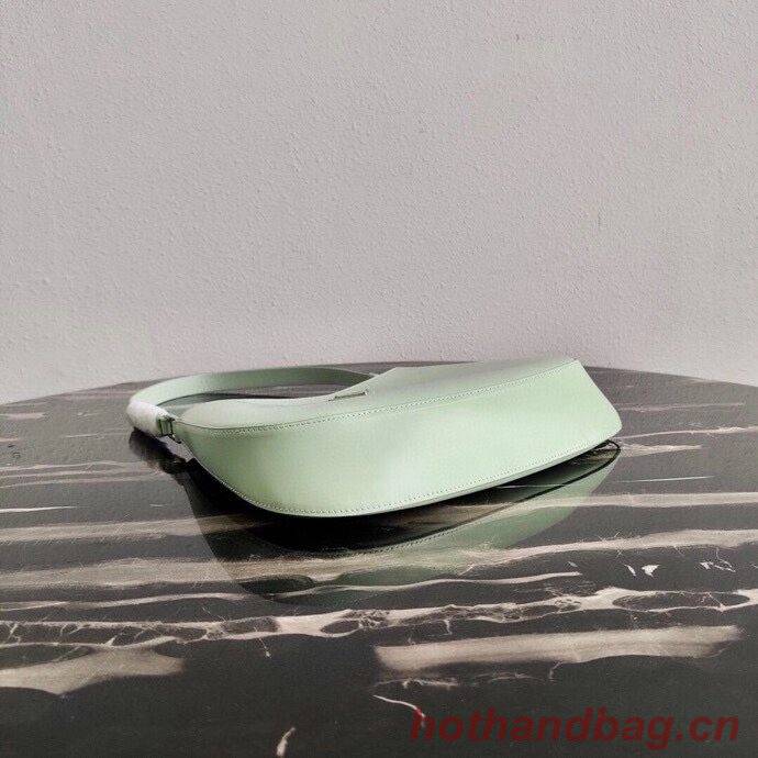 Prada Saffiano leather shoulder bag 2BC499 green Prada Saffiano leather shoulder bag 2BC499 green