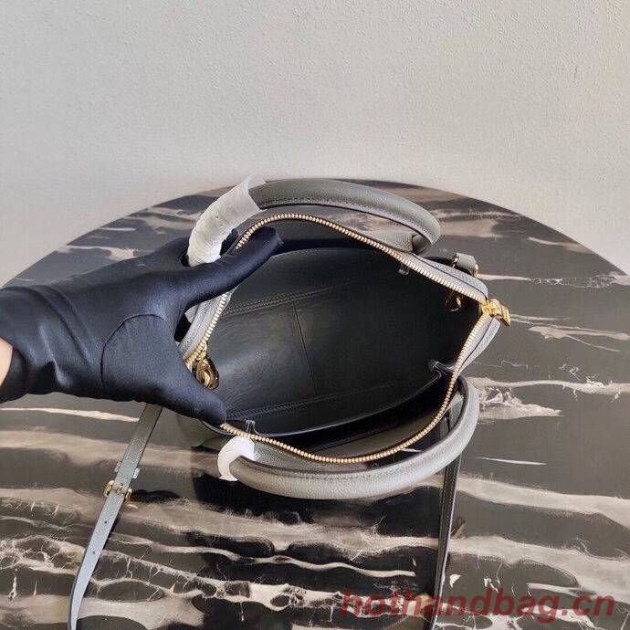 Prada Deer skin bag tote 1BC145 grey Prada Deer skin bag tote 1BC145 grey