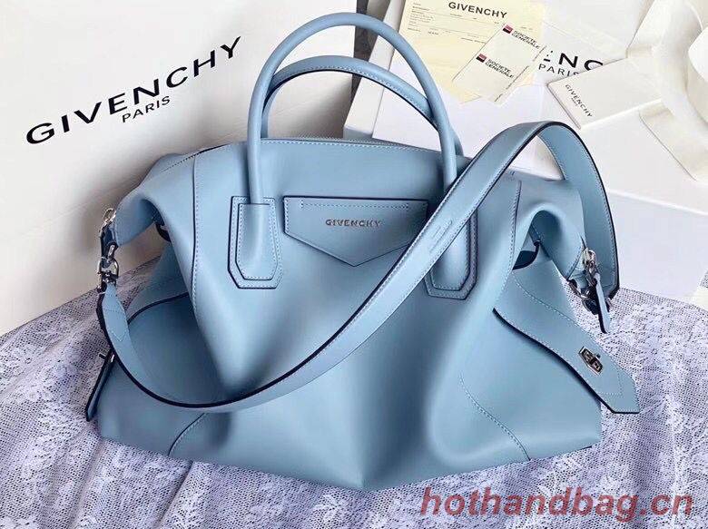 GIVENCHY Original Leather Shoulder Bag 63188 sky Blue GIVENCHY Original Leather Shoulder Bag 63188 sky Blue