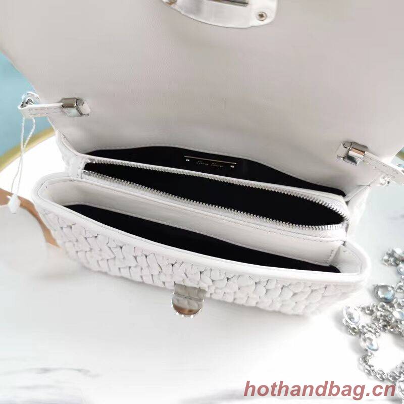 miu miu Matelasse Nappa Leather Shoulder Bag 5BP012M white miu miu Matelasse Nappa Leather Shoulder Bag 5BP012M white