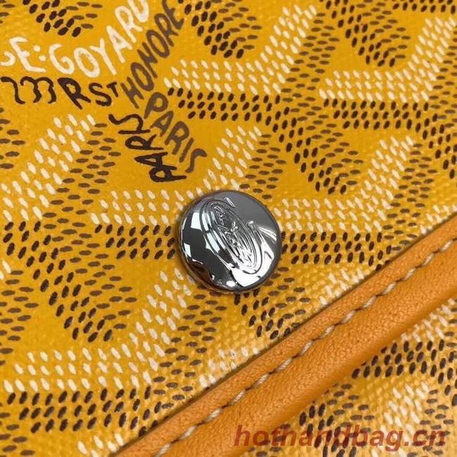 Goyard Calfskin Leather Tote Bag 20207 yellow