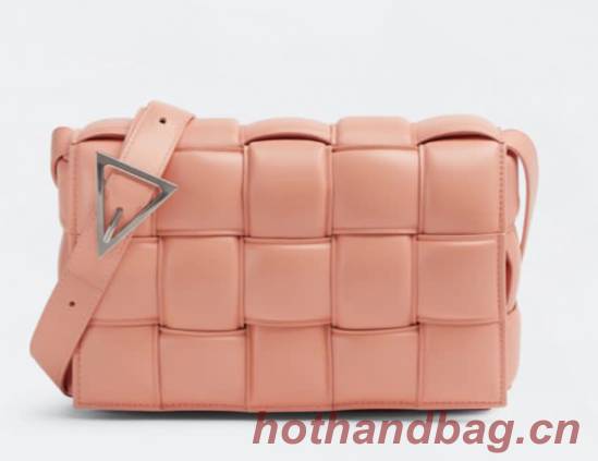 Bottega Veneta PADDED CASSETTE BAG suede 591970 Peachy Bottega Veneta PADDED CASSETTE BAG suede 591970 Peachy