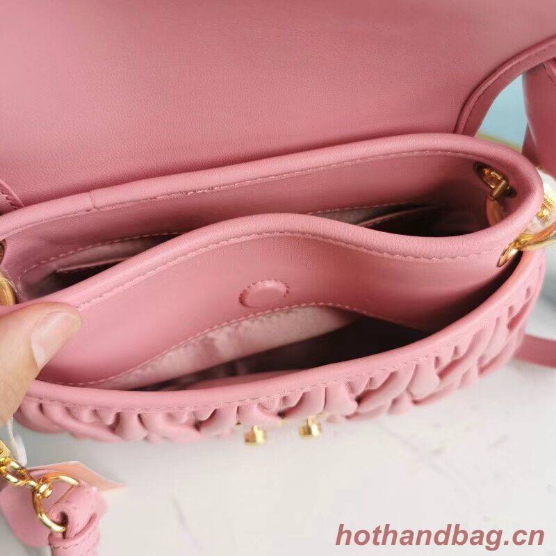 miu miu Matelasse Nappa Leather Shoulder Bag 5BD188 pink miu miu Matelasse Nappa Leather Shoulder Bag 5BD188 pink
