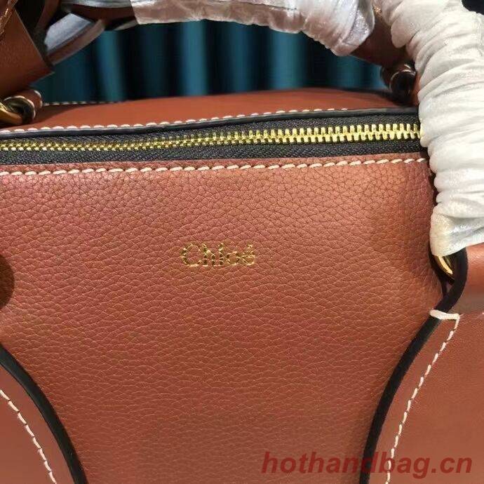 Chloe Original Calfskin Leather Bag 6C081 brown Chloe Original Calfskin Leather Bag 6C081 brown