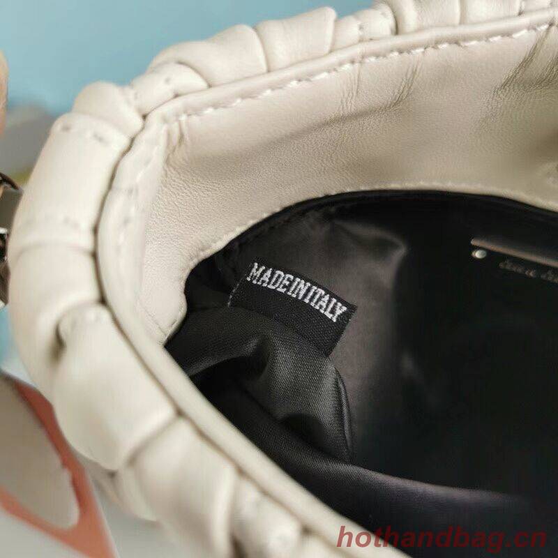 miu miu Matelasse Nappa Leather mini Shoulder Bag 5BH200 Silver miu miu Matelasse Nappa Leather mini Shoulder Bag 5BH200 Silver