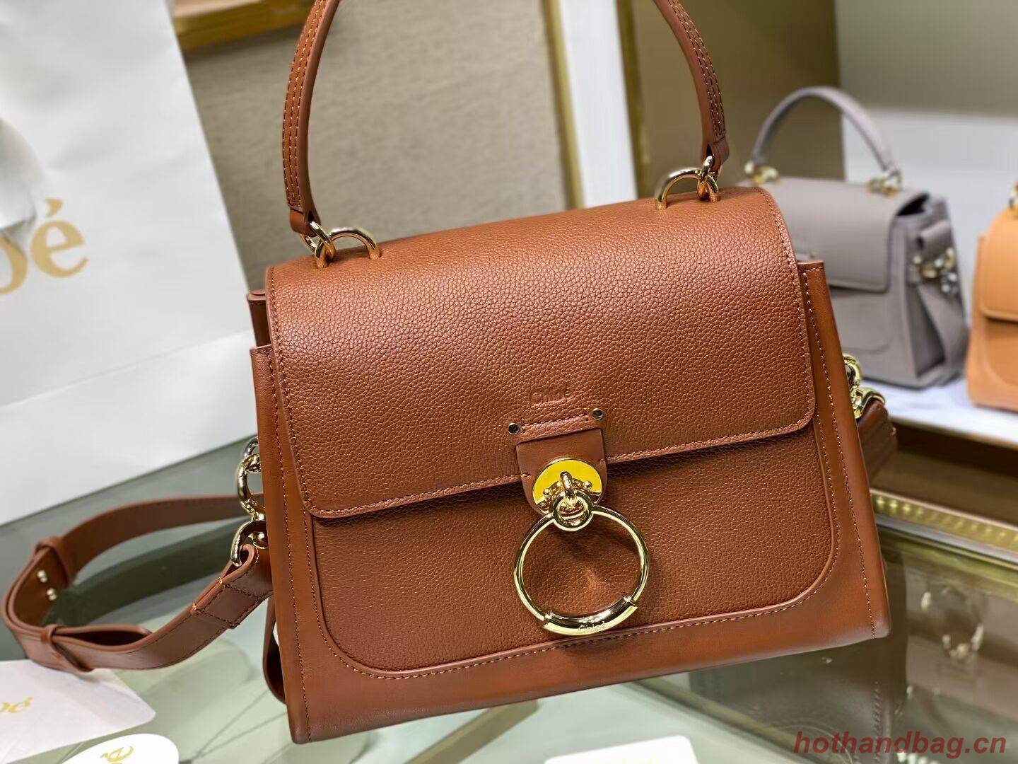 Chloe Original Calfskin Leather Bag C1142L brown Chloe Original Calfskin Leather Bag C1142L brown