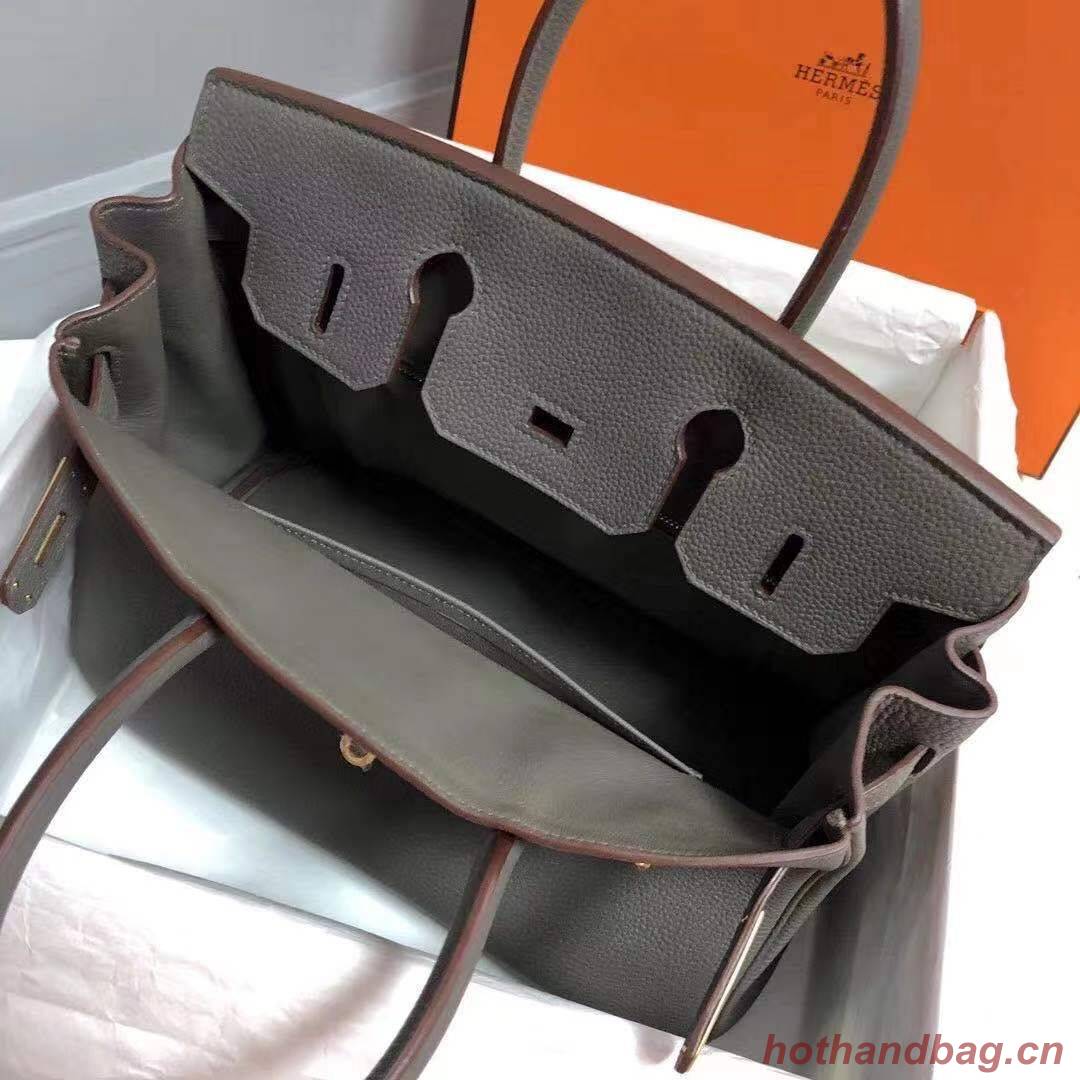 Hermes Birkin Bag Original Leather 35CM 17825 Tinware Grey Hermes Birkin Bag Original Leather 35CM 17825 Tinware Grey