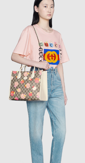 Gucci Les Pommes small tote 659983 white Gucci Les Pommes small tote 659983 white
