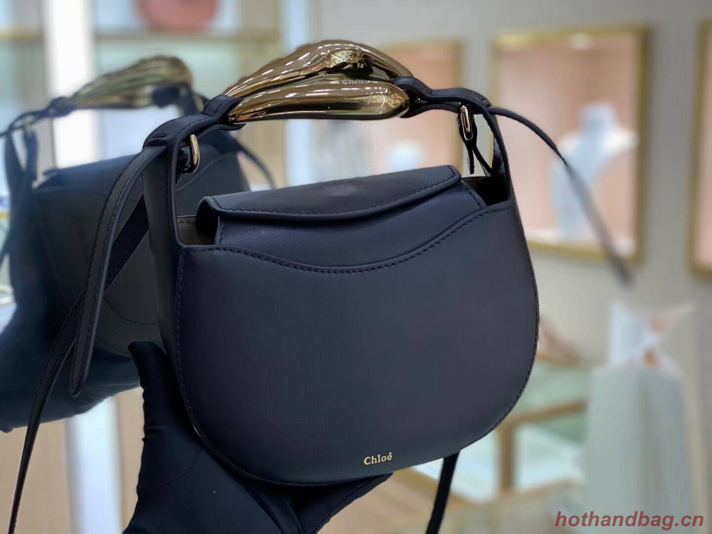 Chloe Original Calfskin Leather Bag 3S1350 black Chloe Original Calfskin Leather Bag 3S1350 black