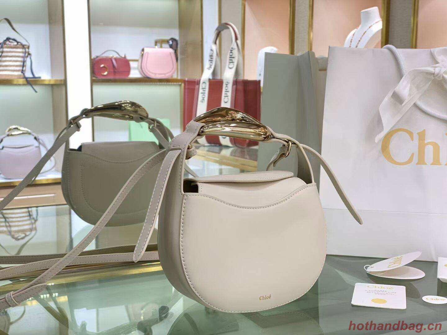 Chloe Original Calfskin Leather Bag 3S1350 cream Chloe Original Calfskin Leather Bag 3S1350 cream