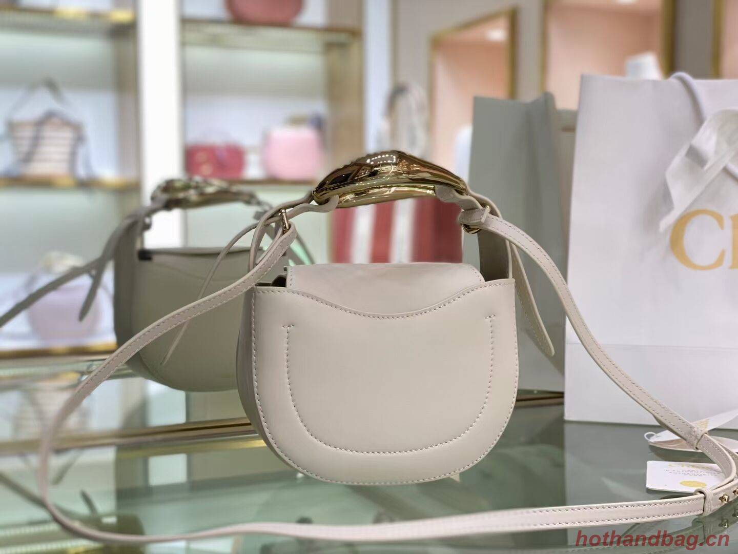 Chloe Original Calfskin Leather Bag 3S1350 cream Chloe Original Calfskin Leather Bag 3S1350 cream