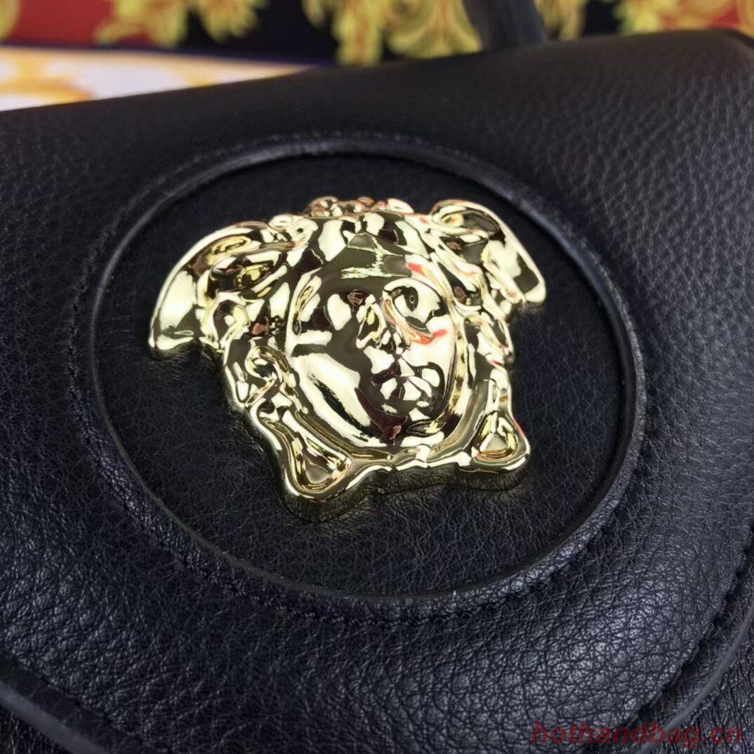 Versace Original Calfskin Leather Bag FS1040 black Versace Original Calfskin Leather Bag FS1040 black