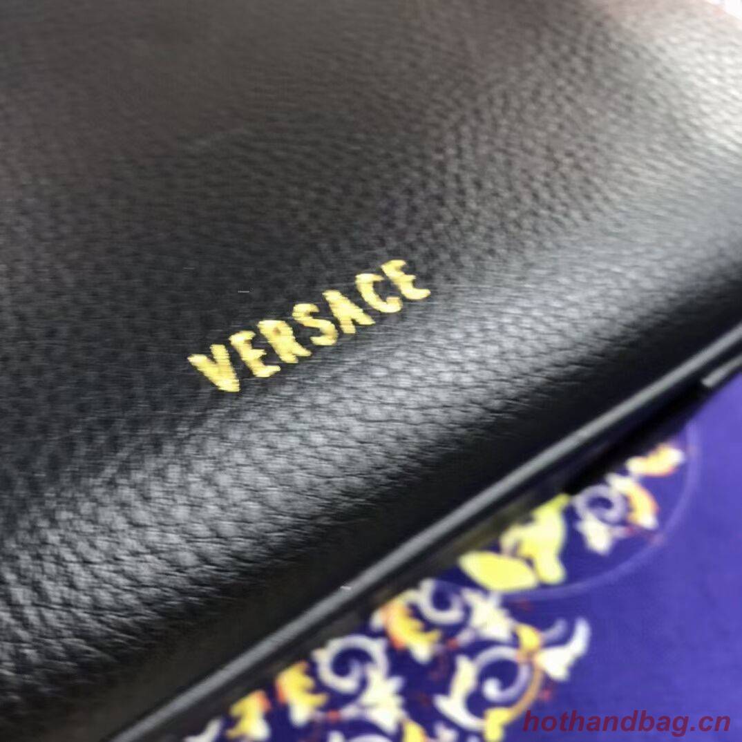Versace Original Calfskin Leather Bag FS1040 black Versace Original Calfskin Leather Bag FS1040 black