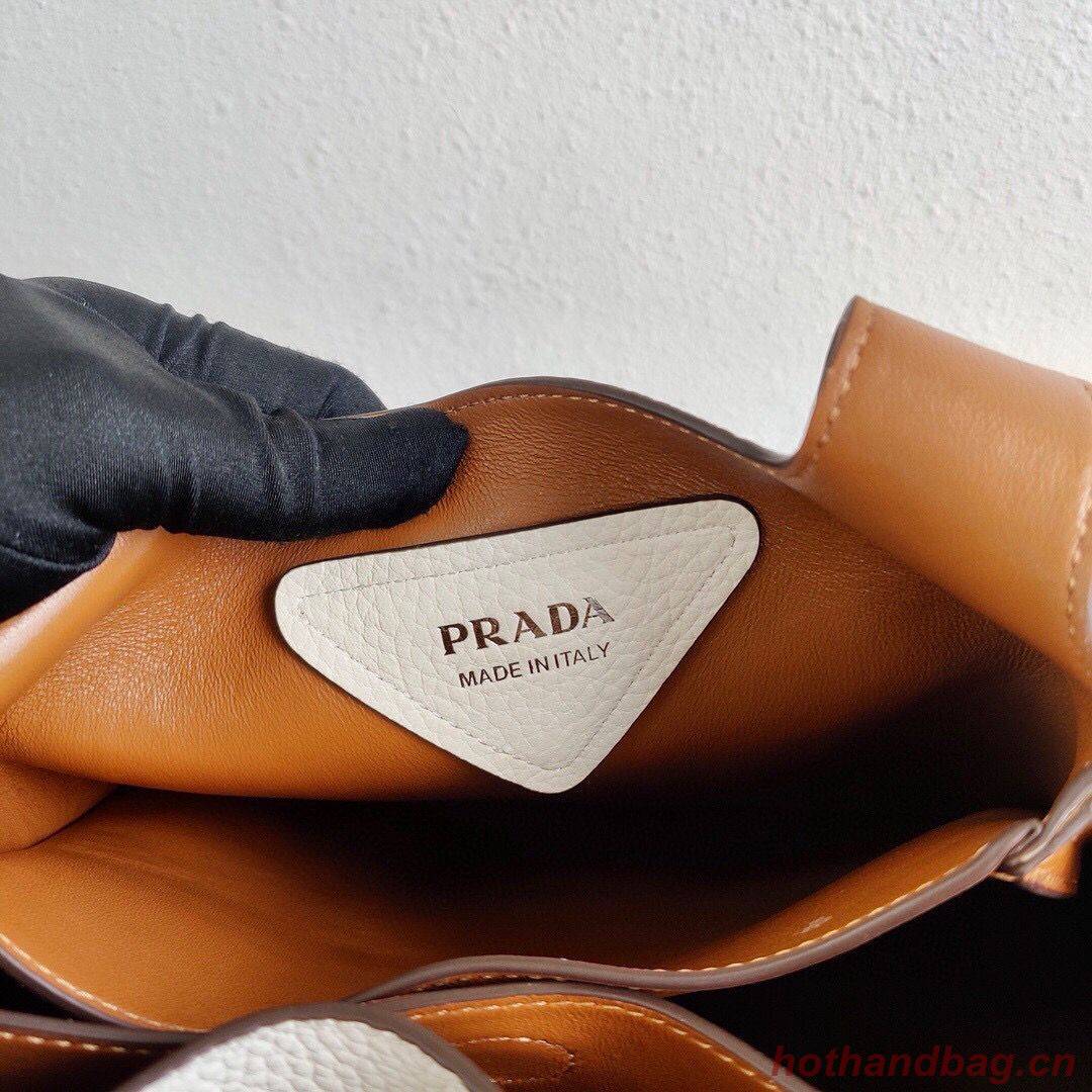 Prada Deer skin bag tote 1BG335 White Prada Deer skin bag tote 1BG335 White