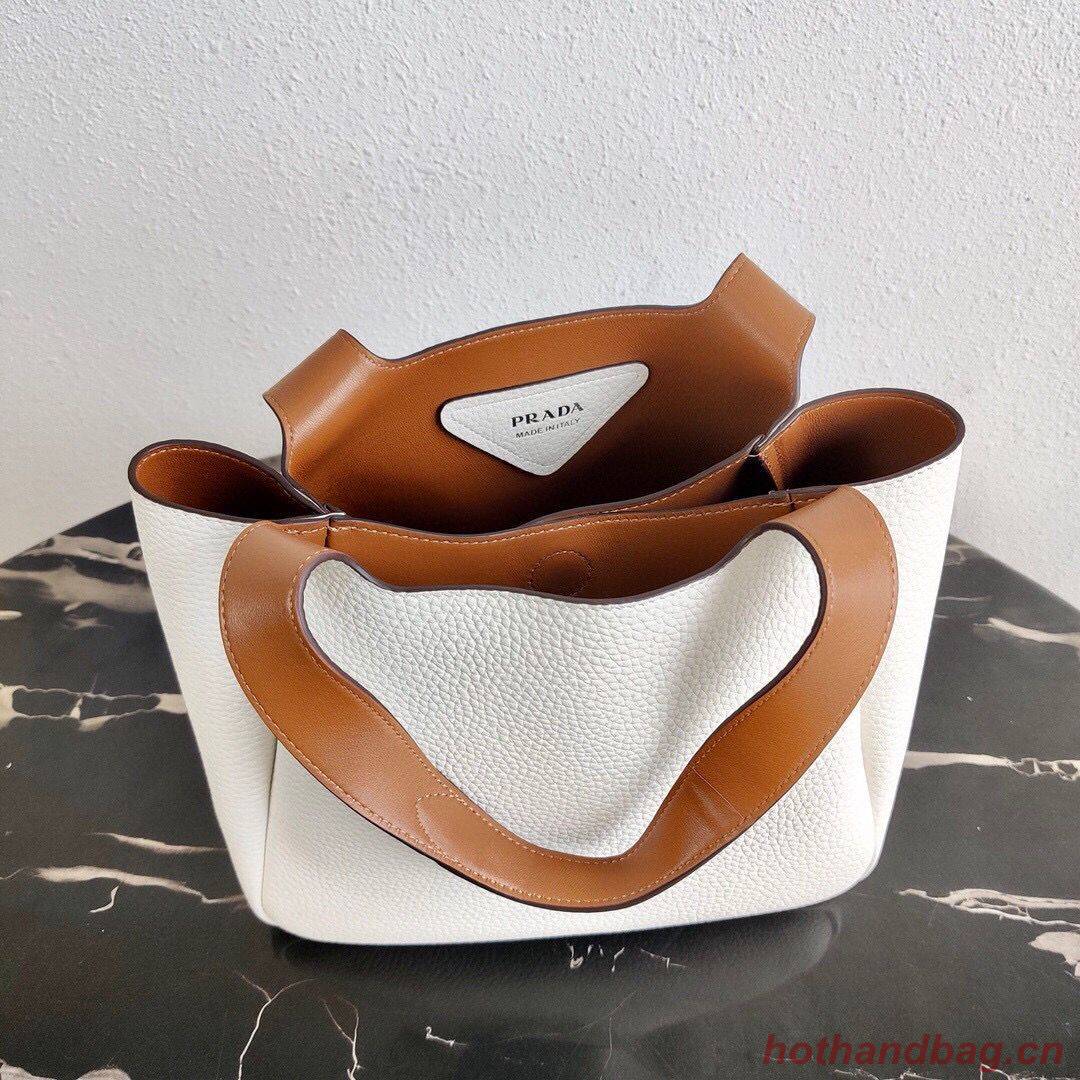 Prada Deer skin bag tote 1BG335 White Prada Deer skin bag tote 1BG335 White