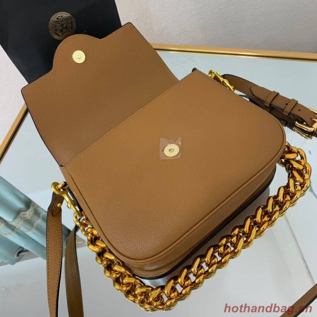 Versace Original medium Calfskin Leather Bag FS1067 brown Versace Original medium Calfskin Leather Bag FS1067 brown