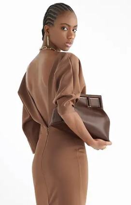 FENDI FIRST MEDIUM leather bag 8BP127AB Dark brown FENDI FIRST MEDIUM leather bag 8BP127AB Dark brown