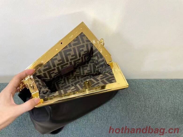 FENDI FIRST MEDIUM leather bag 8BP127AB black FENDI FIRST MEDIUM leather bag 8BP127AB black