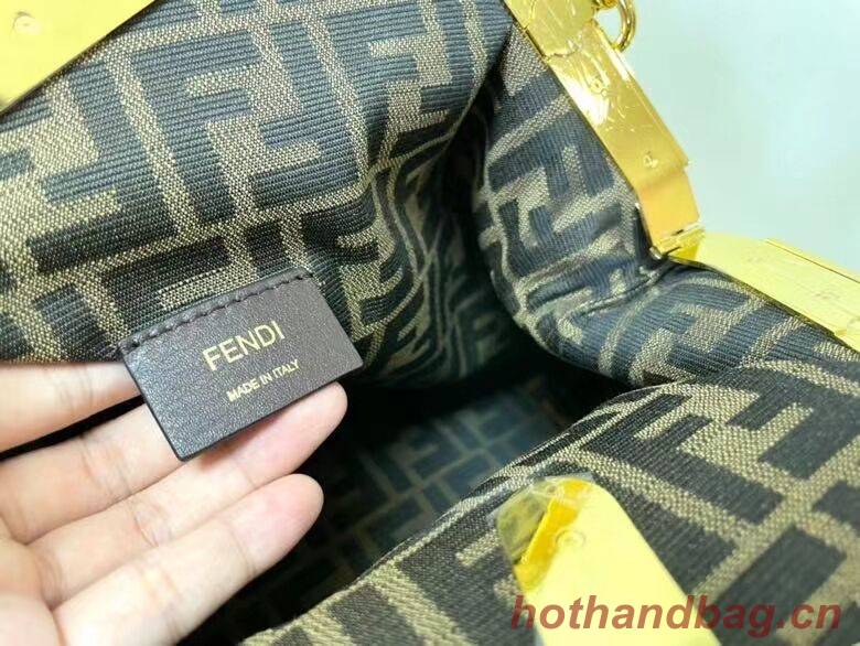 FENDI FIRST MEDIUM leather bag 8BP127AB black FENDI FIRST MEDIUM leather bag 8BP127AB black