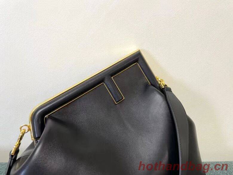 FENDI FIRST MEDIUM leather bag 8BP127AB black FENDI FIRST MEDIUM leather bag 8BP127AB black