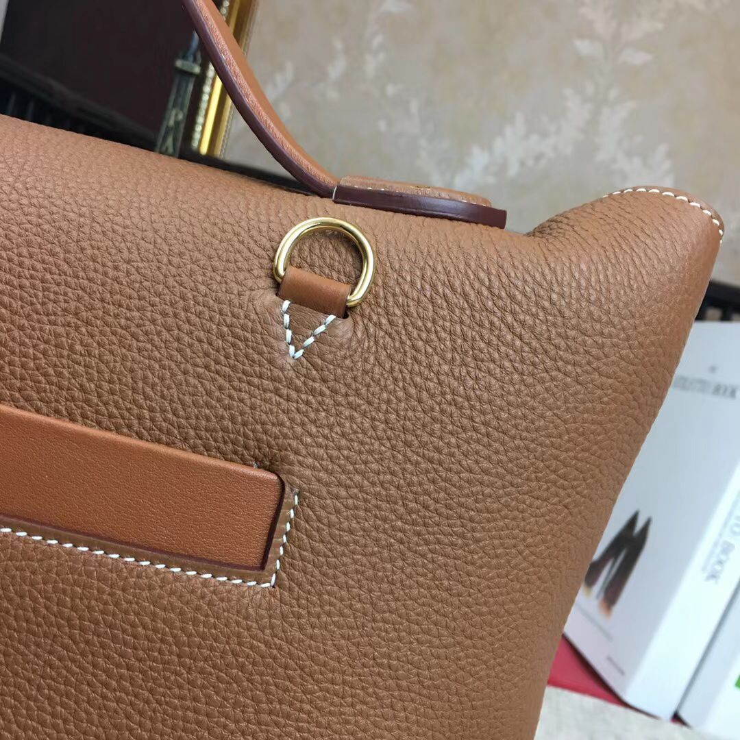 Hermes Kelly Original togo Leather Tote Bag H2424 Brown Hermes Kelly Original togo Leather Tote Bag H2424 Brown