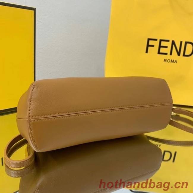 FENDI FIRST SMALL leather bag 8BP129A caramel FENDI FIRST SMALL leather bag 8BP129A caramel