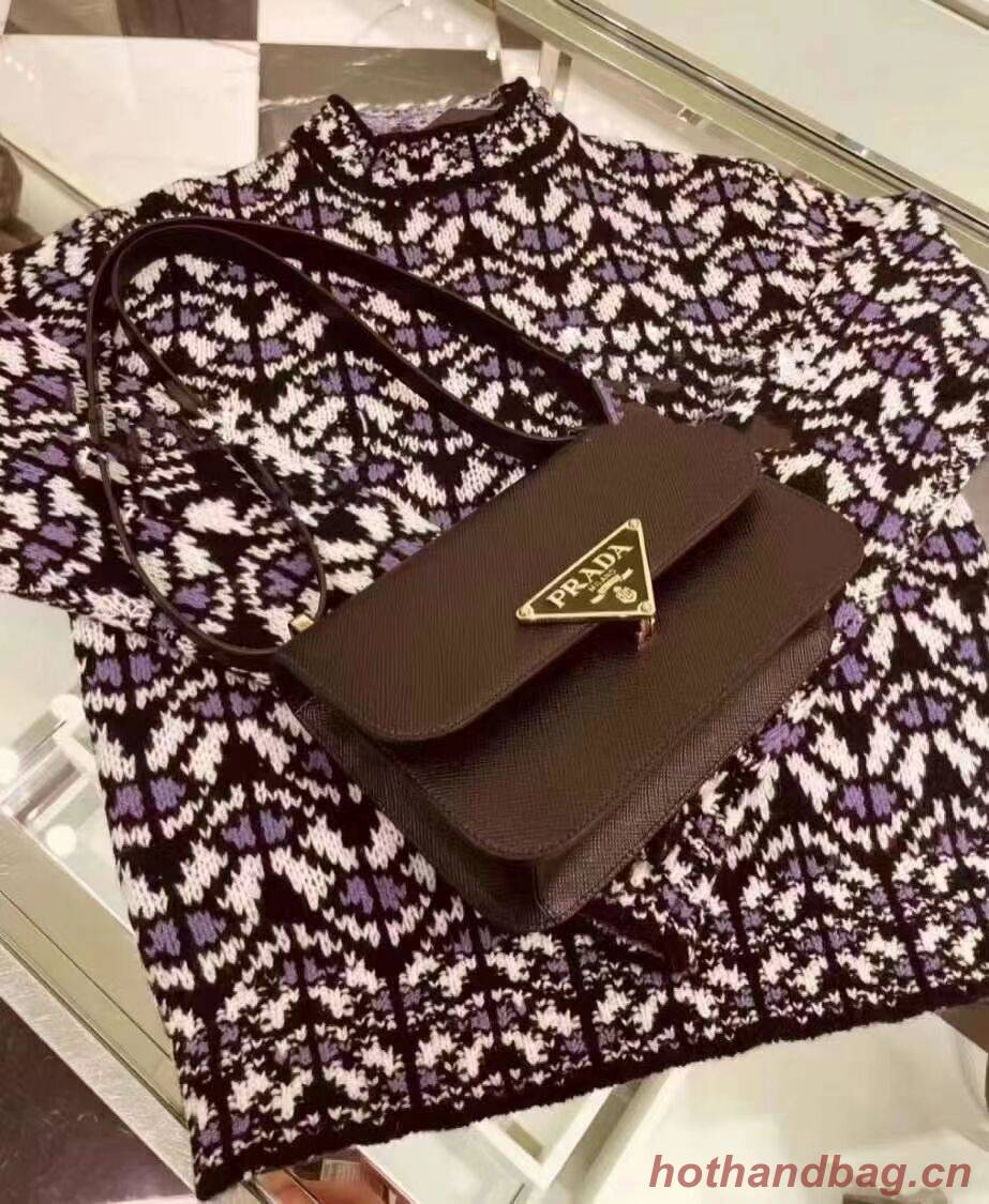 Prada Cleo brushed leather shoulder bag 1BN321 Caramel Prada Cleo brushed leather shoulder bag 1BN321 Caramel