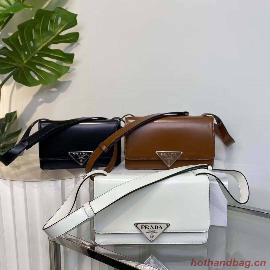 Prada Cleo brushed leather shoulder bag 1BN321 Caramel Prada Cleo brushed leather shoulder bag 1BN321 Caramel