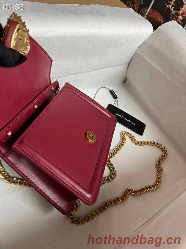 Dolce & Gabbana Origianl Leather Shoulder Bag 4011 Burgundy Dolce & Gabbana Origianl Leather Shoulder Bag 4011 Burgundy