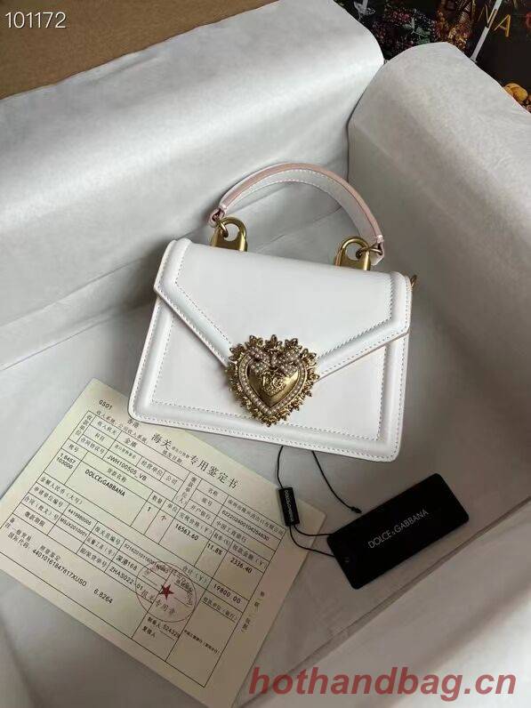 Dolce & Gabbana Origianl Leather Shoulder Bag 4011 white Dolce & Gabbana Origianl Leather Shoulder Bag 4011 white