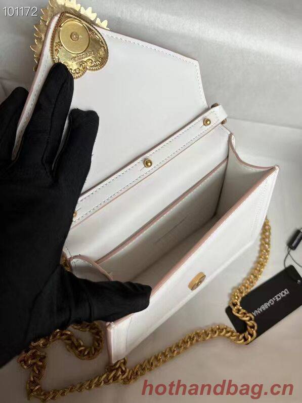 Dolce & Gabbana Origianl Leather Shoulder Bag 4011 white Dolce & Gabbana Origianl Leather Shoulder Bag 4011 white