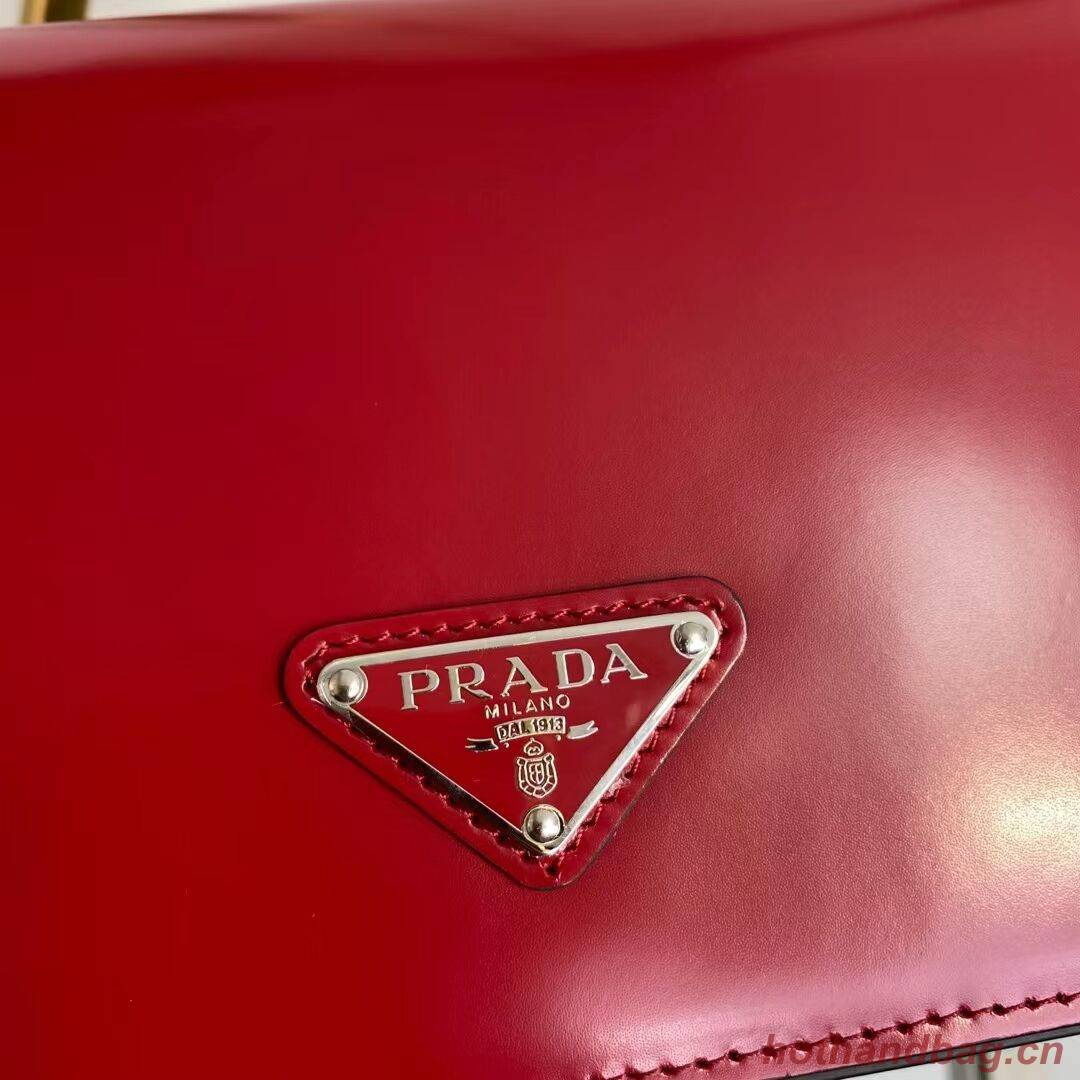 Prada Brushed leather Femme bag 1BD323 red Prada Brushed leather Femme bag 1BD323 red