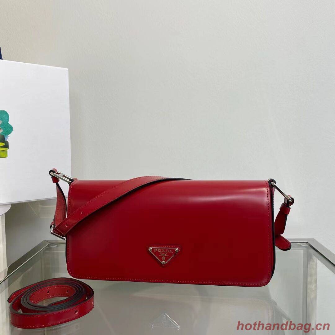 Prada Brushed leather Femme bag 1BD323 red Prada Brushed leather Femme bag 1BD323 red