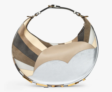 Fendi graphy Small Leather bag with multicolor inlay 8BR798A Fendi graphy Small Leather bag with multicolor inlay 8BR798A