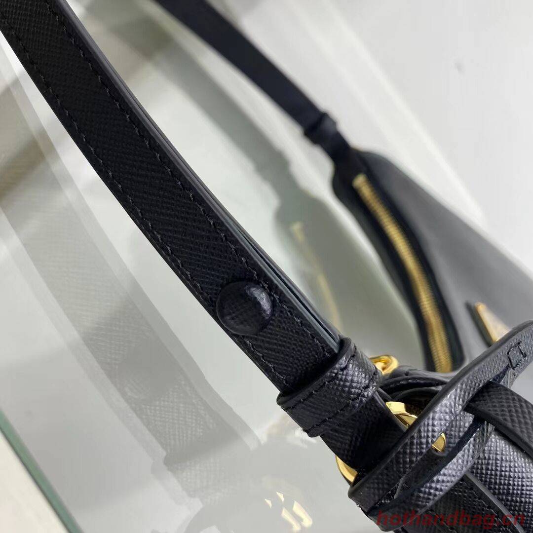 Prada Small Saffiano leather shoulder bag 1BD330 black Prada Small Saffiano leather shoulder bag 1BD330 black