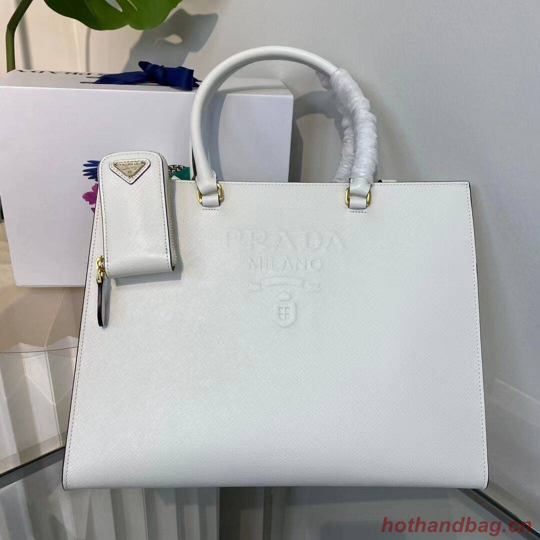 Prada Kristen Saffiano bag 1BD355 white Prada Kristen Saffiano bag 1BD355 white