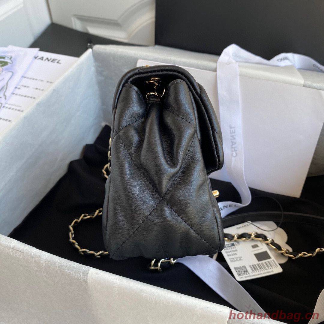 Chanel small flap Lingge bubble bag Calfskin & Gold-Tone Metal AS2232 black Chanel small flap Lingge bubble bag Calfskin & Gold-Tone Metal AS2232 black